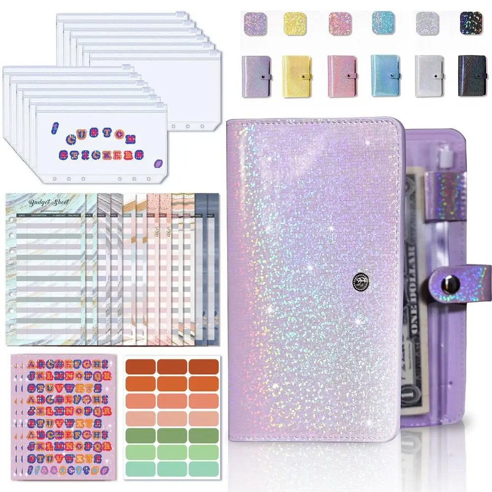 

Starry Sky A6 Budget Binder Budget Planner Portable Lightweight Money Envelopes Money Organiser With Budget Sheets