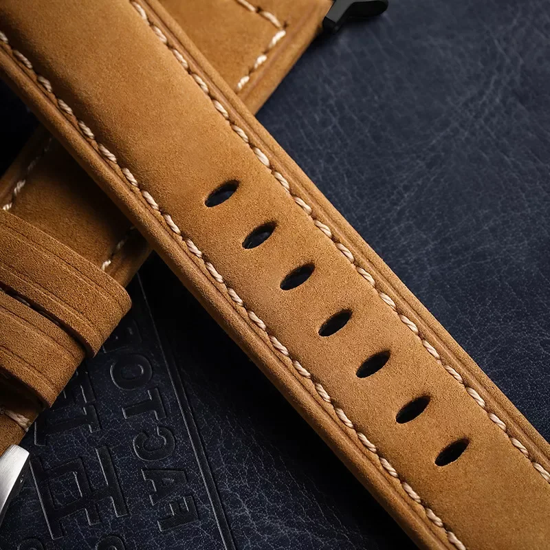 Genuine Leather strap For Apple Watch Band 44mm 40mm 38mm 42mm Retro belt correa bracelet iwatch series 6 se 5 4 3 7 45mm 41mm