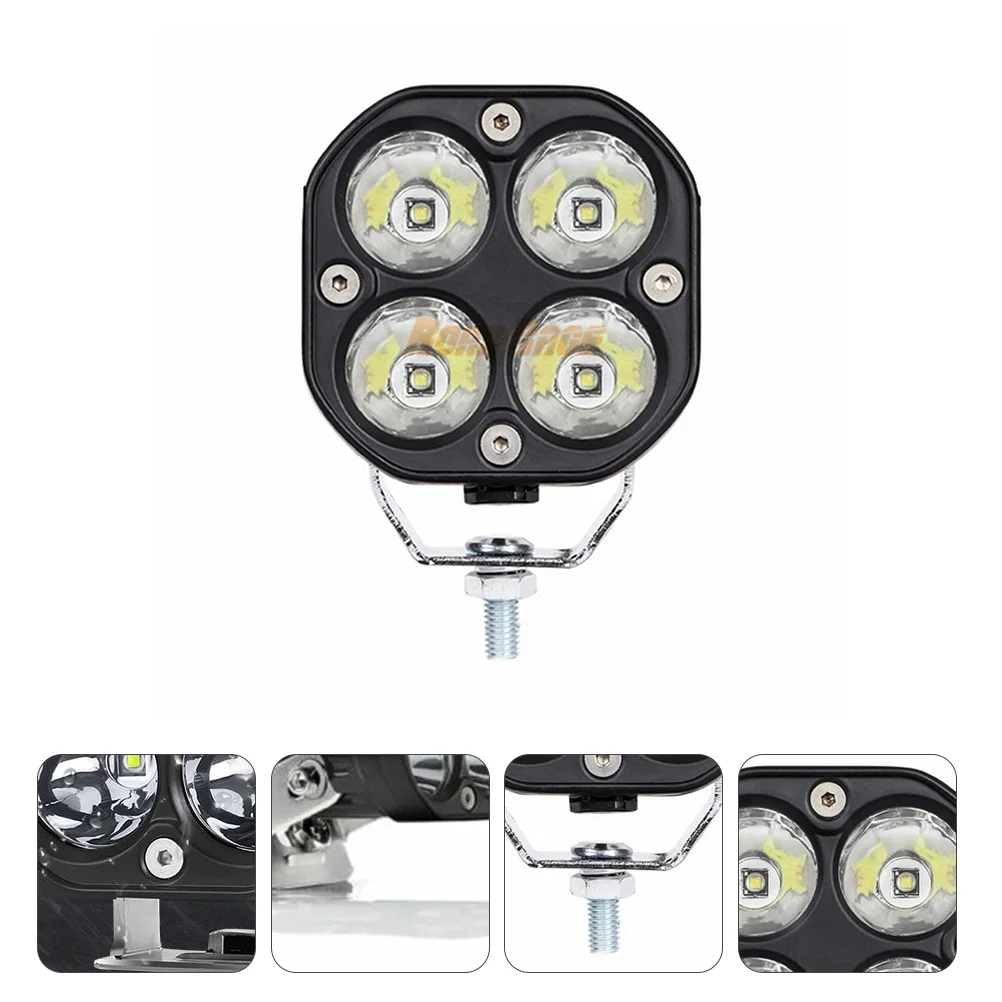 

Car Workled Lamp Lights Headlight Fog Front Truck Vehicle Driving Scooter Automotive Outdoor Lamps Boat