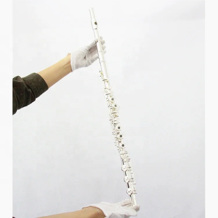 

flute musical instrument 925 full solid silver flute top class professional silver flute