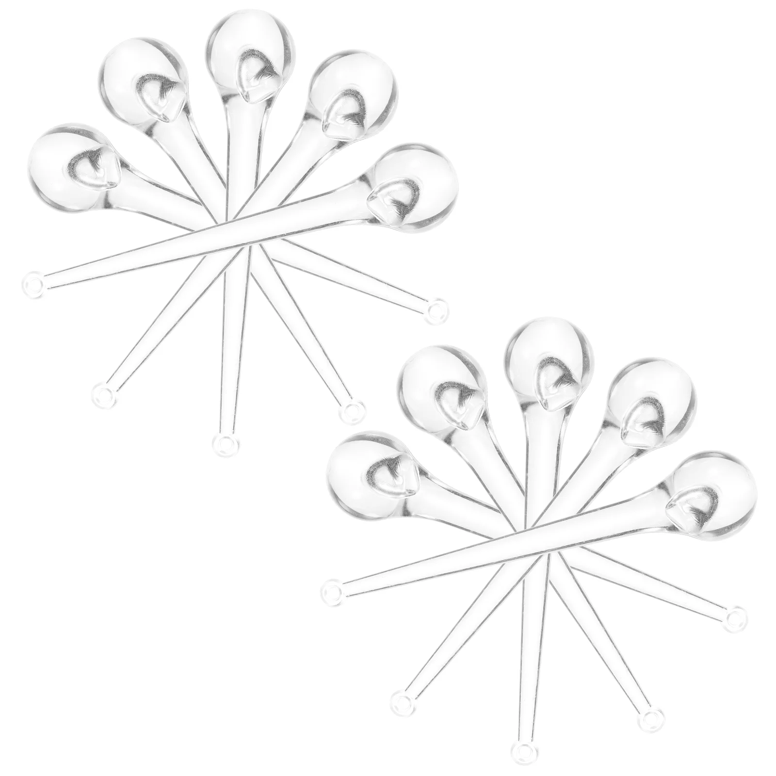 10 шт. декоративные украшения прозрачная подвеска в виде птицы подвесное