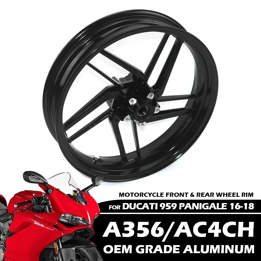 

Модифицированные колесные диски для мотоцикла DUCATI 959 PANIGALE 2016 2017 2018, высококачественные алюминиевые колесные диски A356/AC4CH OEM Класса
