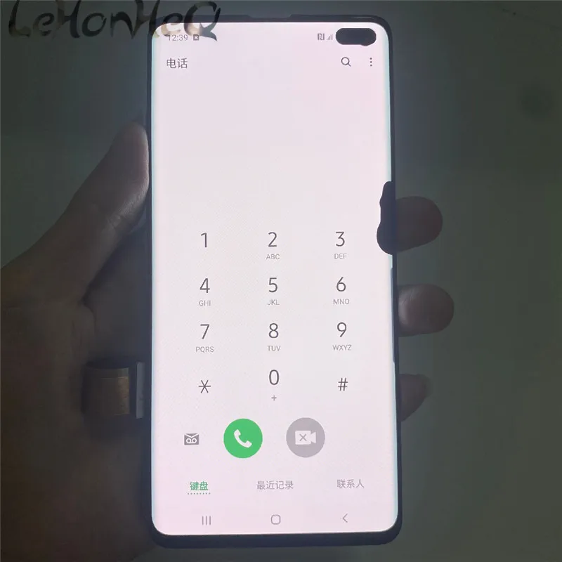 ЖК-дисплей с дефектом для Samsung S10 Plus ЖК-экран G975 G975F в сборе samsung s10plus сменный экран