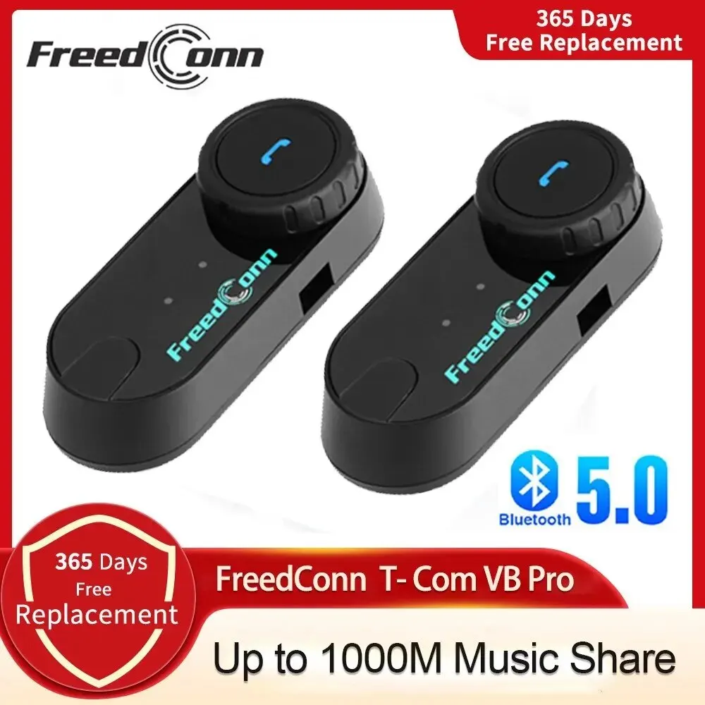 Freedconn T Com VB Мотоциклетный шлем Гарнитура Bluetooth Стерео Домофон Звонок Беспроводная