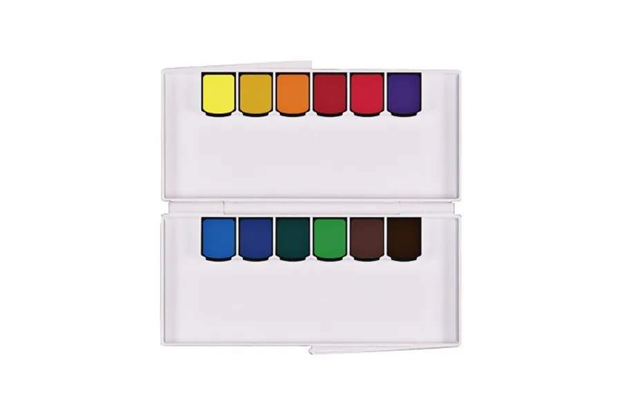 Set of watercolor mijello "mission gold pen" 12 colors |