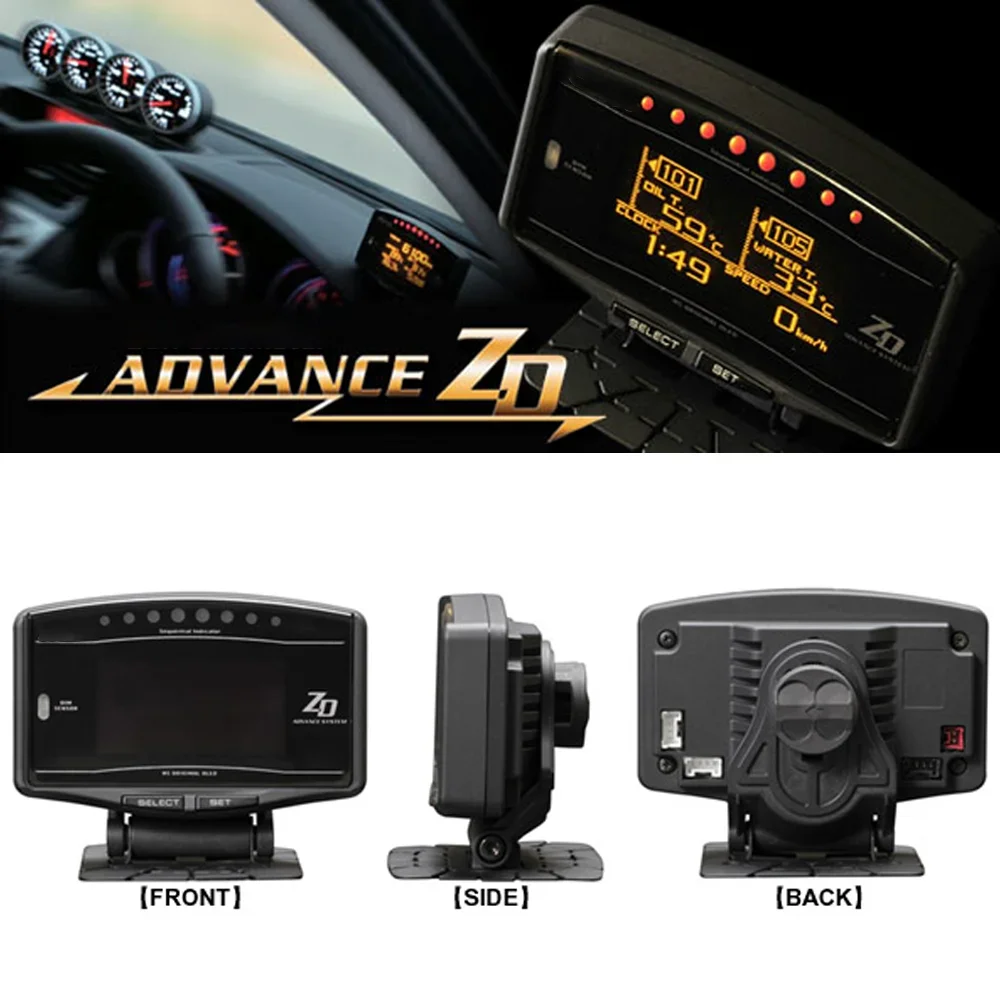 Def* Gauge ZD Полный комплект спортивной упаковки 10 в 1 BF CR C2 DEFI Advance Link Meter Цифровой