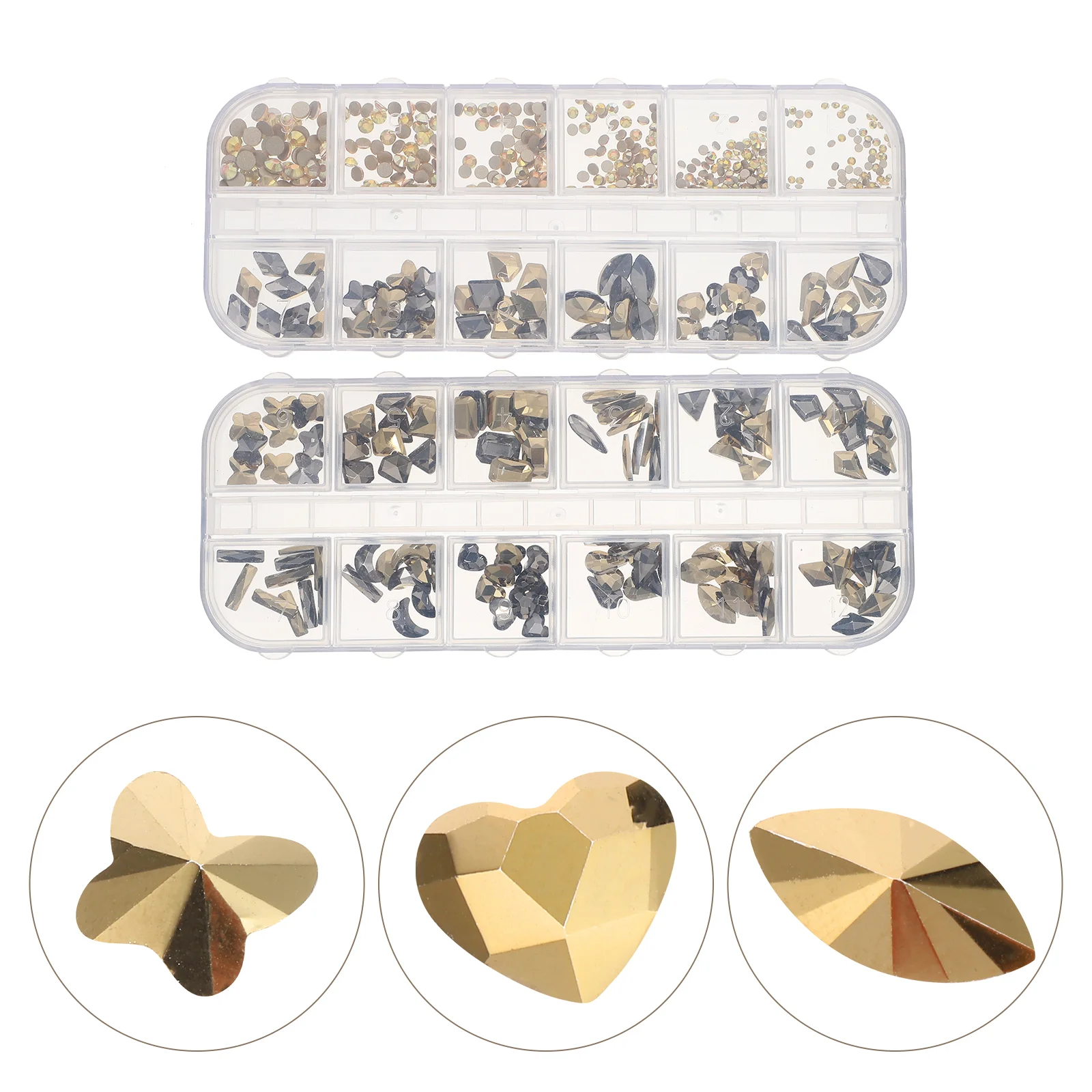 

Nail Art Gems Diamonds Crystal Rhinestones Diy Diamond Stones Resin Flatback Patches Accessories Manicure Decors Supplies