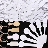 100pcsbag blank paper price tags for diy necklaces rings bracelets price labels jewelry making accessories