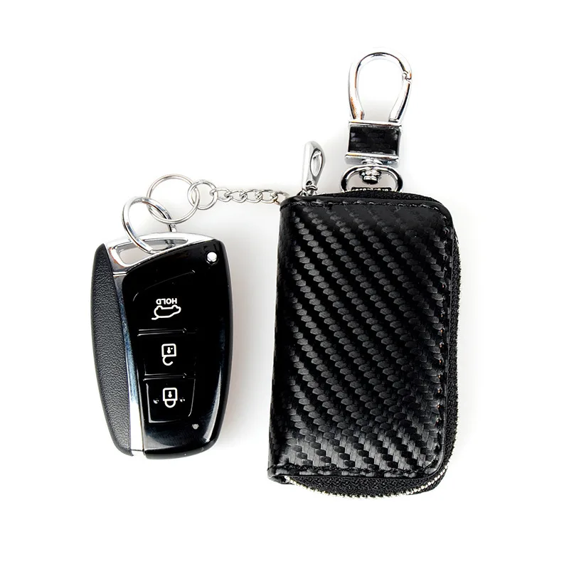 

Key Fob Faraday Bag RFID Signal Shielding Zipper Car Key Signal Shielding Box Portable Signal Shielding Box
