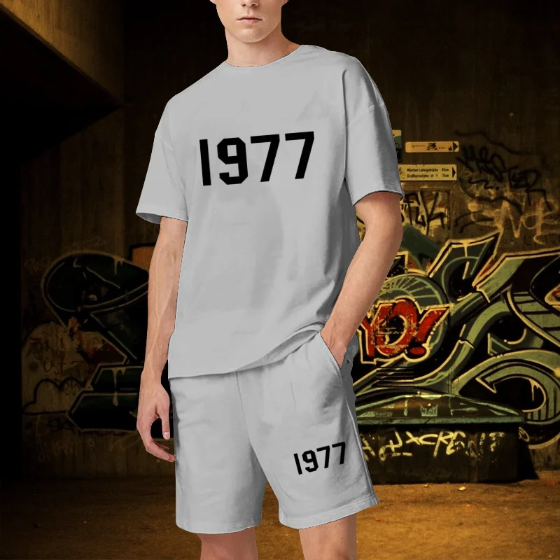 Men Summer 2023 Clothes Solid Color Shorts T Shirt Sets Brand T-Shirt Bear Print 2 Piece Suits Luxury Women's Tracksuit Free