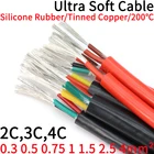 Квадратный 0,3 0,5 0,75 1 1,5 2 2,5 4 мм фоторезиновый кабель 2 3 4-жильный изолированный гибкий медный высокотемпературный провод