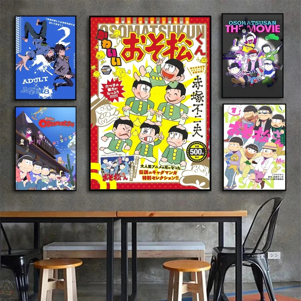 Osomatsu Kun Poster Wall Art Home Decor Room Digital Painting Living Restaurant Kitchen