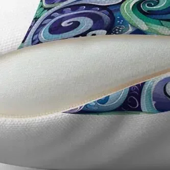 Новая Зеландия Paua Māori Pattern Koru Design 2 декоративная подушка чехлы для диванных