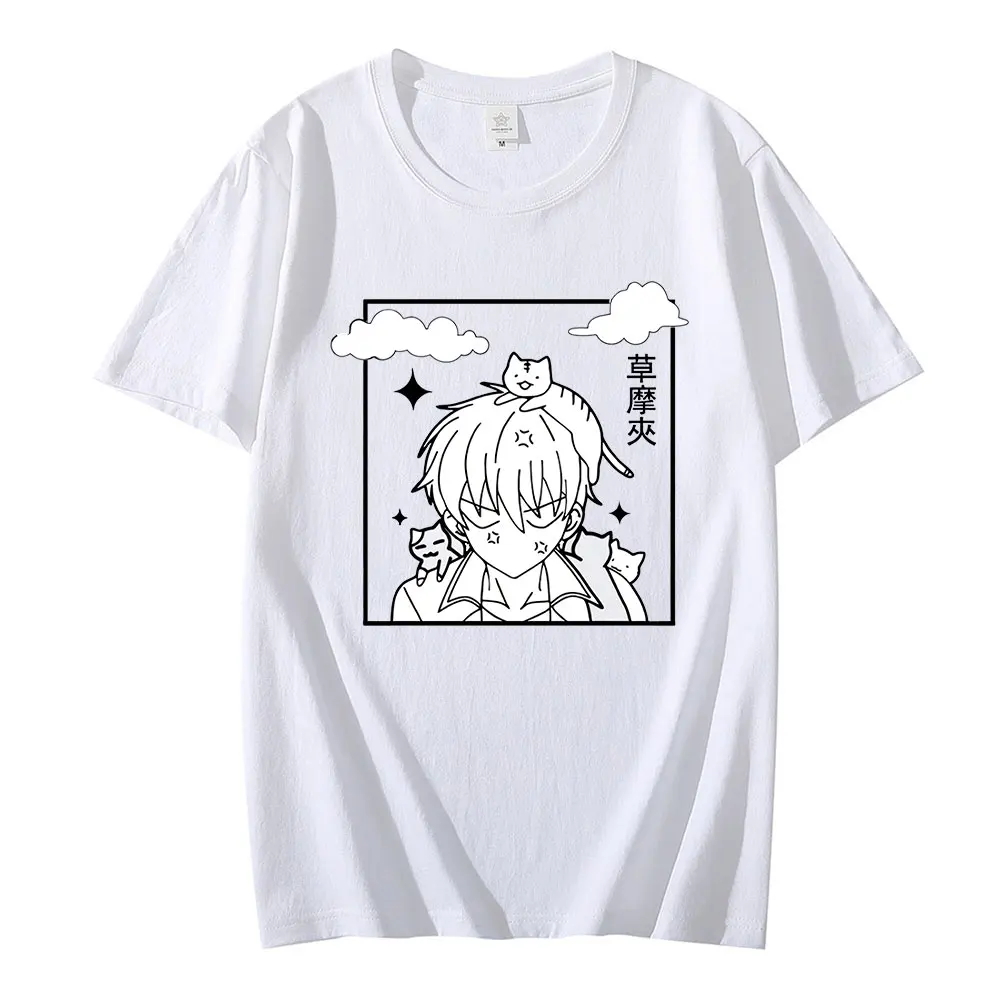 Футболка женская/мужская оверсайз в стиле Харадзюку смешная аниме с