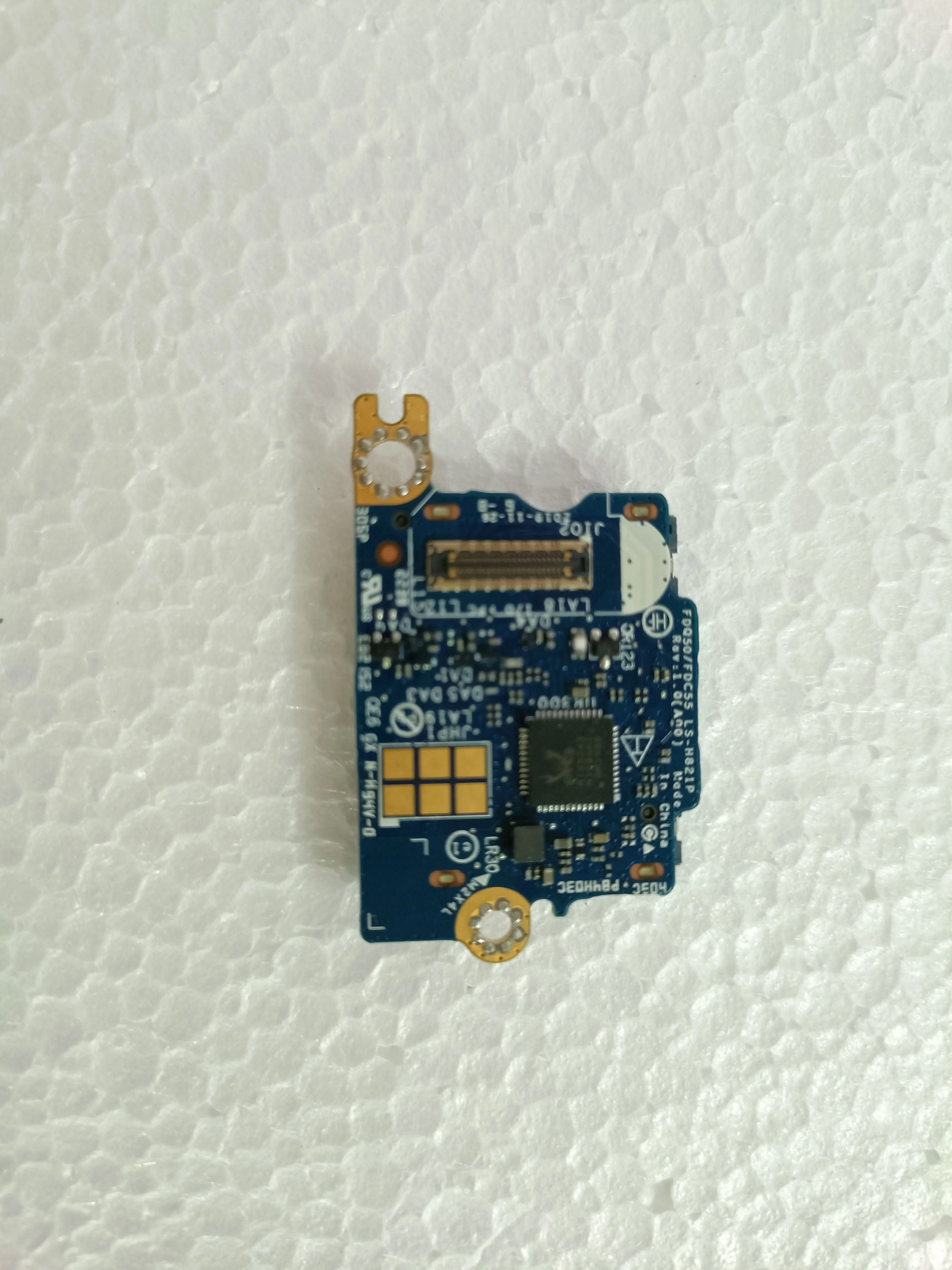 Оригинал для Dell XPS 15 9500 Precision 5550 SD Card Reader IO монтажная плата H2HGT 0H2HGT LS-H821P