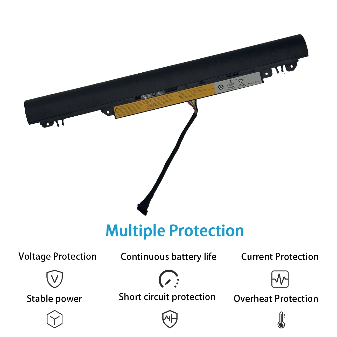 Новый аккумулятор для ноутбука L15L3A03 L15S3A02 L15C3A03 Lenovo Ideapad 110-15ACL 110-15IBR 10 8 В 24 Втч 2200 мАч