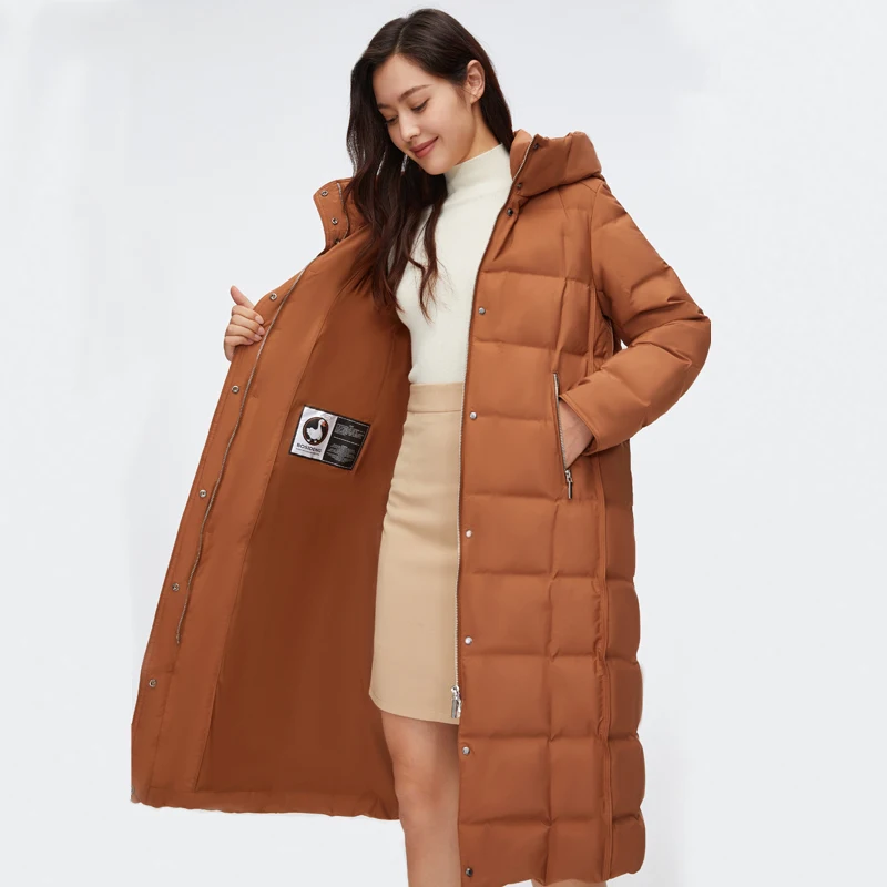 BOSIDENG 2024 новый пуховик для женщин теплая зимняя куртка утепленная