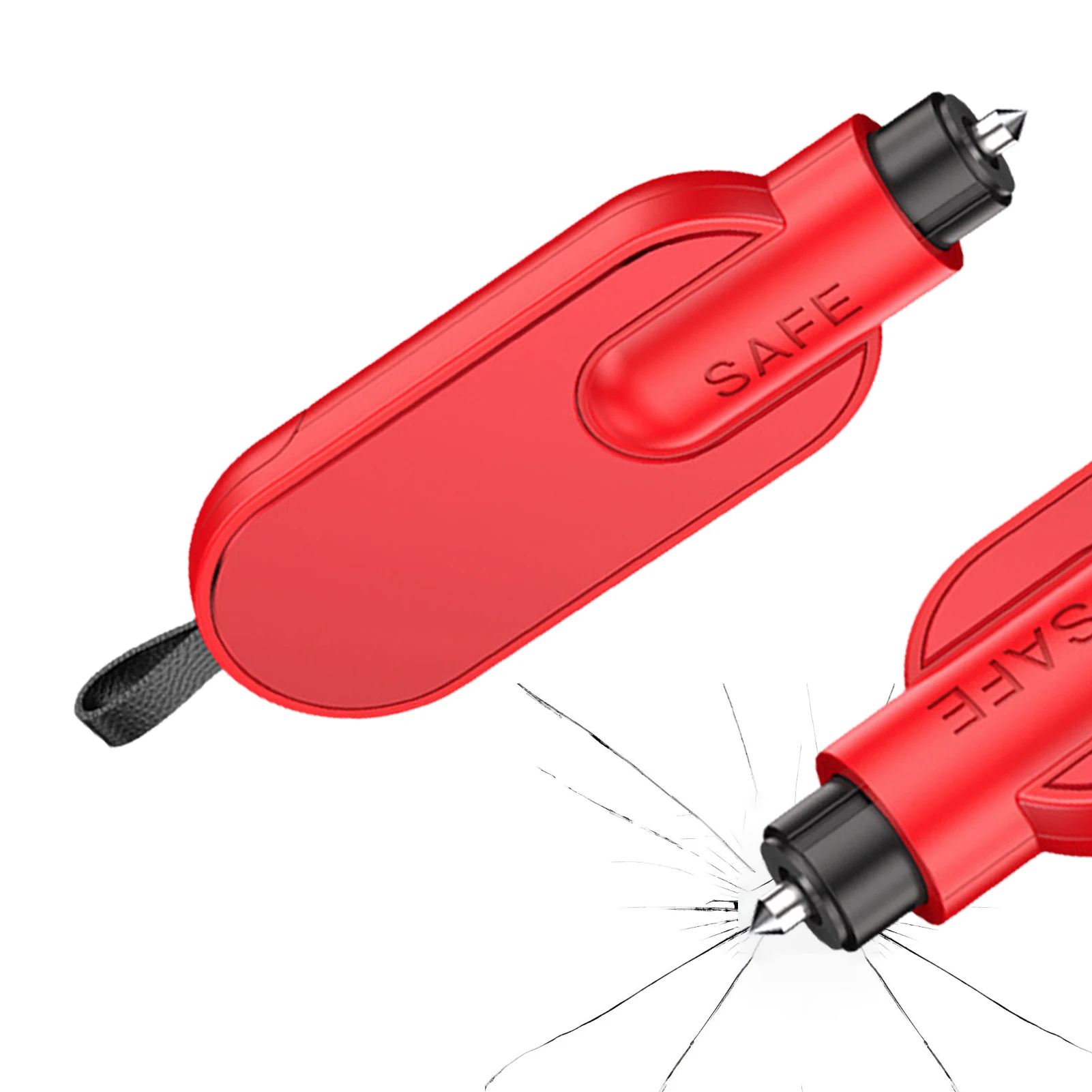 

Auto Emergent Escape Hammer with Seat Belt Cutter Car Roadside Emergencies Supplies Life Saving Survival Tool for Glass Breaking