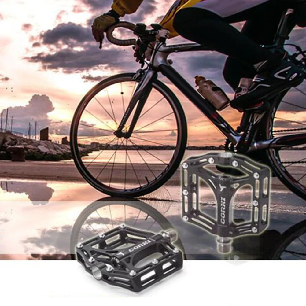

Experience Smooth and Efficient Riding with MTB Bicycle Pedals 3 Bearings Titanium Axis and Ultra Light 212g 9/16inch
