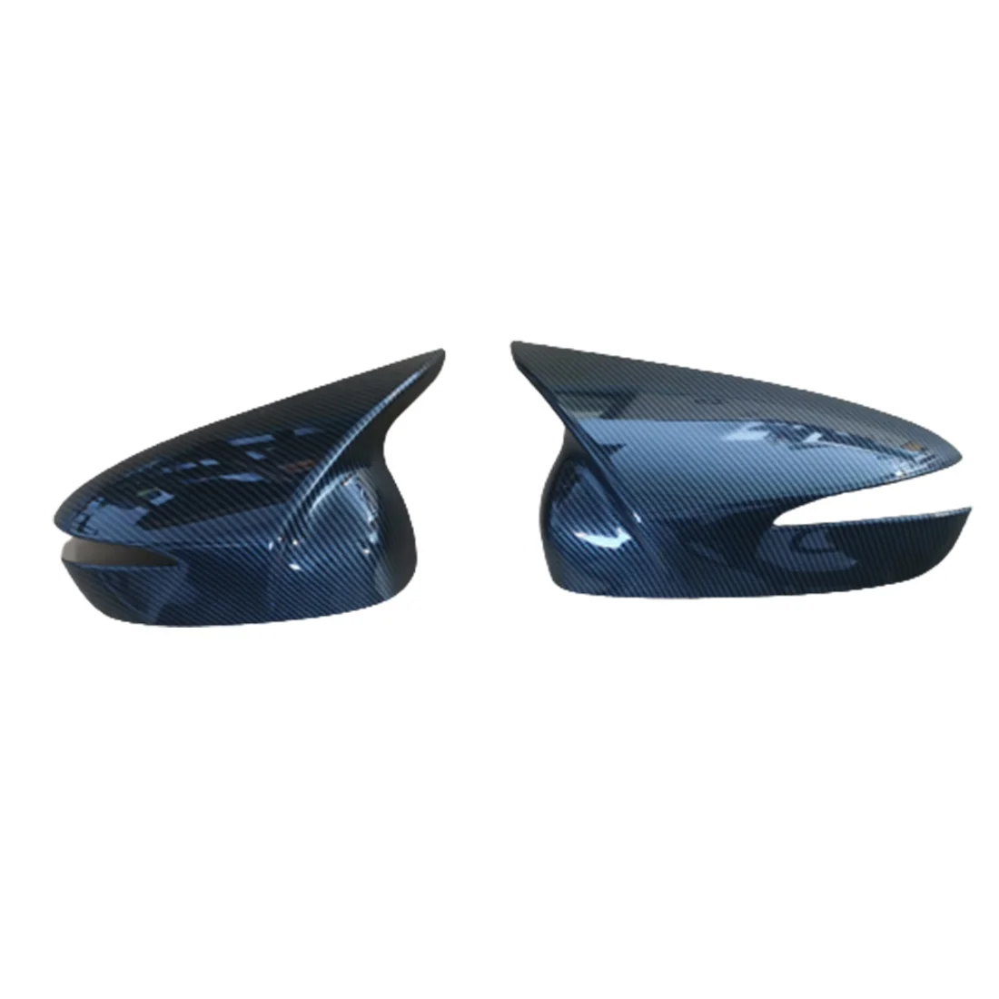 

2Pcs for Mazda CX4 2016-2022 Car Carbon Fiber Ox Horn Rearview Mirror Cover Cap Door Mirror Shell Side Mirror Decorate