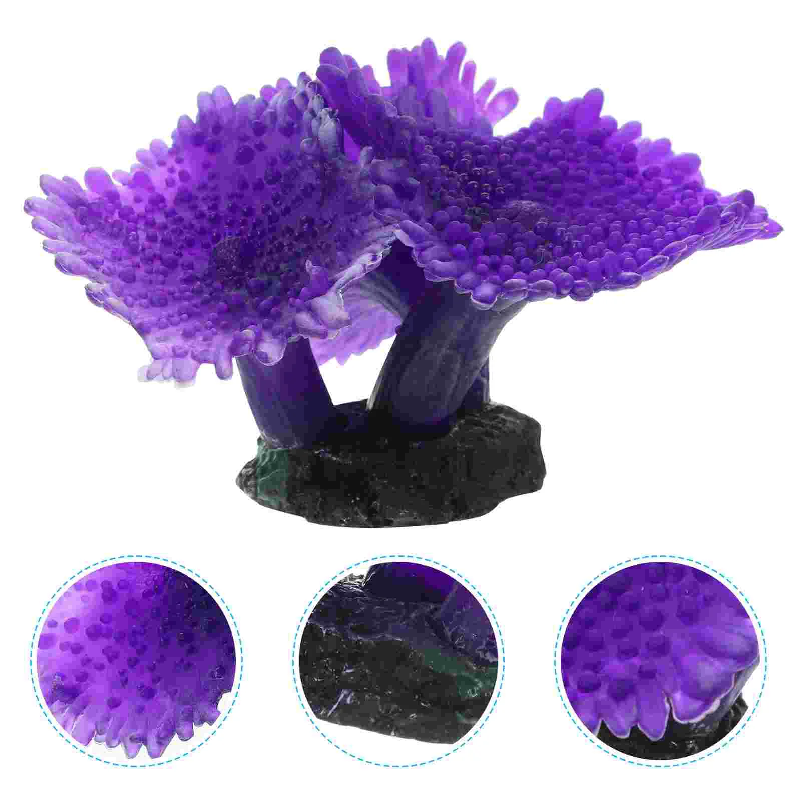 

Silicone Artificial Coral Ornament Aquarium Fake Coral Model Fish Tank Landscaping Coral Decor