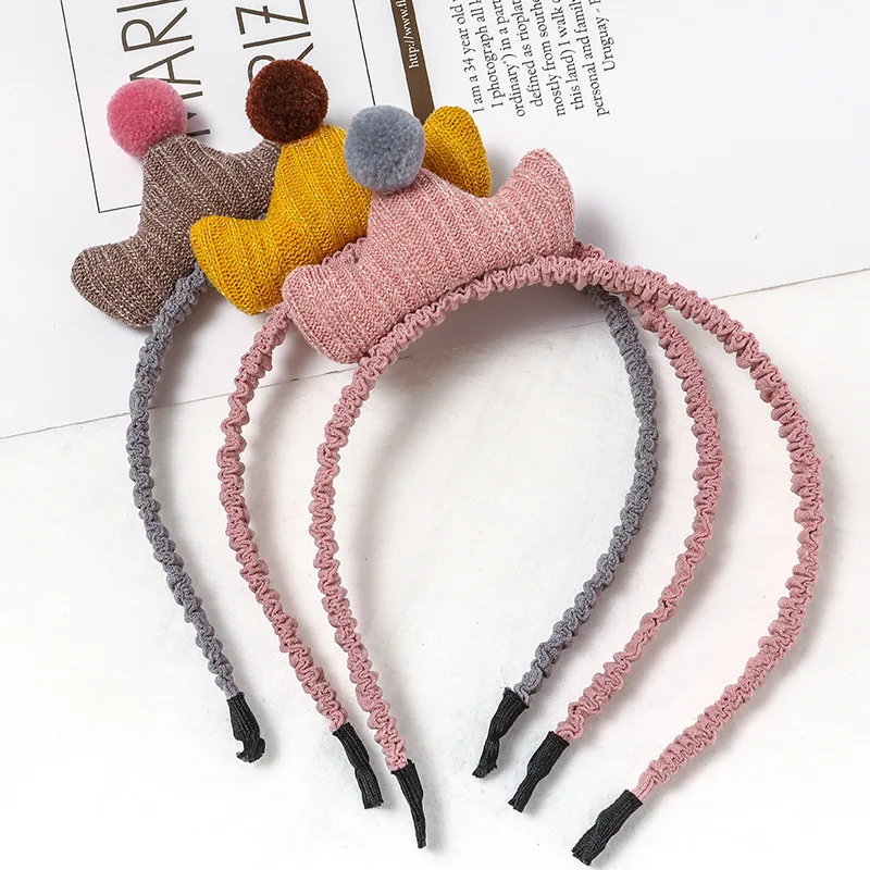 

2022 Fashion Children Sweet Headbands Crown Hair Accessories Princess Bandanas Hairband Headwrap Headwear Birthday Party