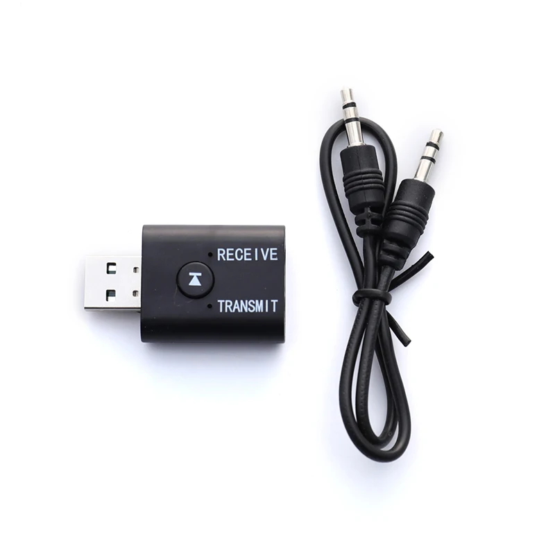 2 в 1 USB беспроводной Bluetooth адаптер 5 0 передатчик для компьютера телевизора