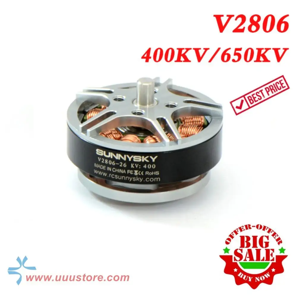 2022 новый оригинальный дисковый двигатель SUNNYSKY V2806 400kv 650KV для радиоуправляемого