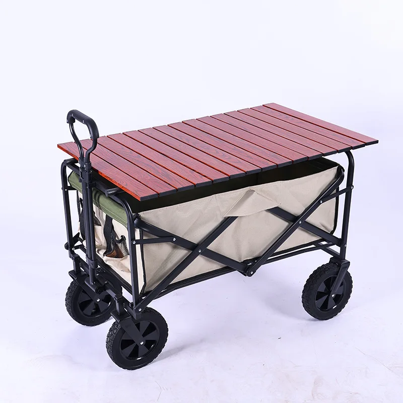 

Outdoor Garden Park Utility Kids Wagon Portable Beach Trolley Cart Camping Foldable Folding Wagon