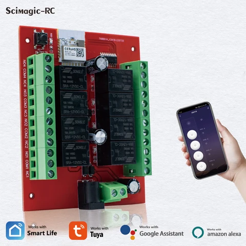 Scimagic-RC 8-канальный Wi-Fi модуль для умного дома