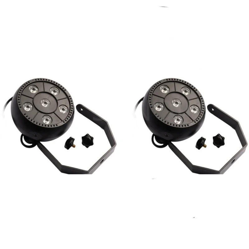 

1- 10PCS USB 5V Mini LED Par Light 6x3W RGB 3 in 1 Stage Light Color Light DJ Disco House Party Stage Lighting