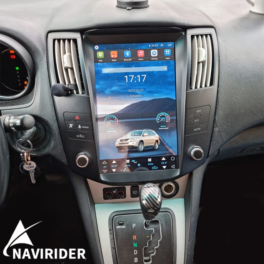 

For Lexus RX300 RX330 RX350 RX400h Toyota Harrier Radio Player 256G 2din Android 13 IPS Screen Car GPS AutoRadio Tape Recorder