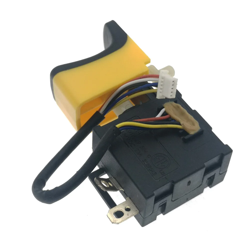 

FA021a-69 переключатель прямого и обратного управления скоростью, веревочный триггерный переключатель, насадка постоянного тока 7,2-24 Вт, 20 А для PARKSIDE PABSP 20-Li C2 DIY