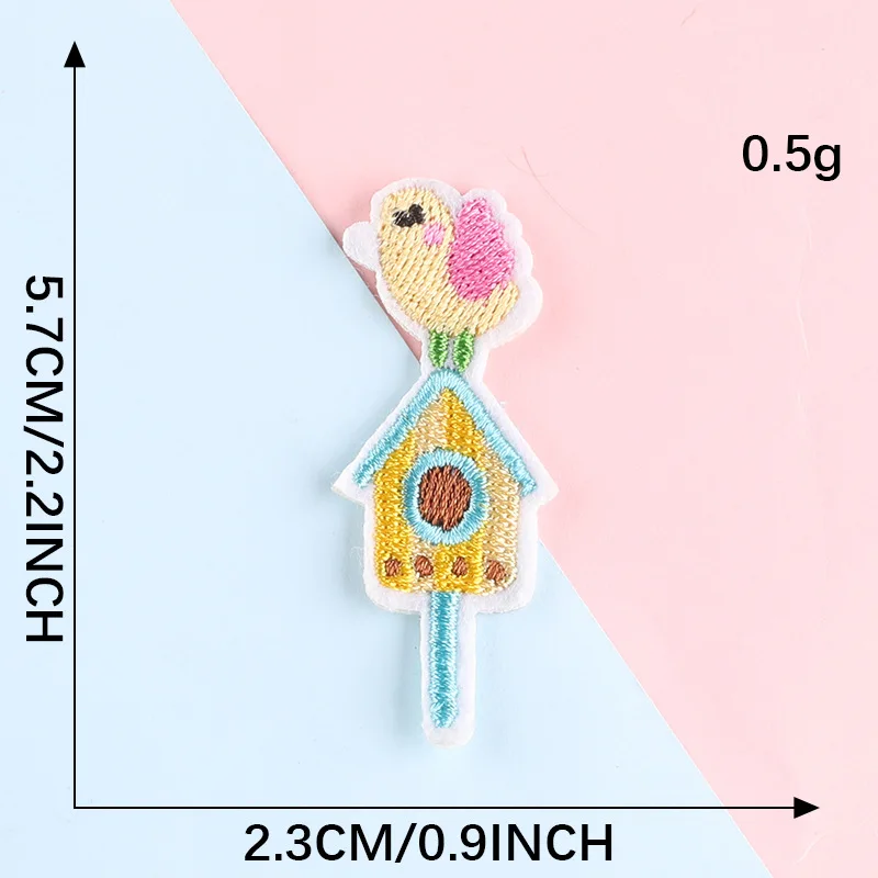 1 шт. смешанные модные нашивки для одежды приклеивающаяся вышитая аппликация