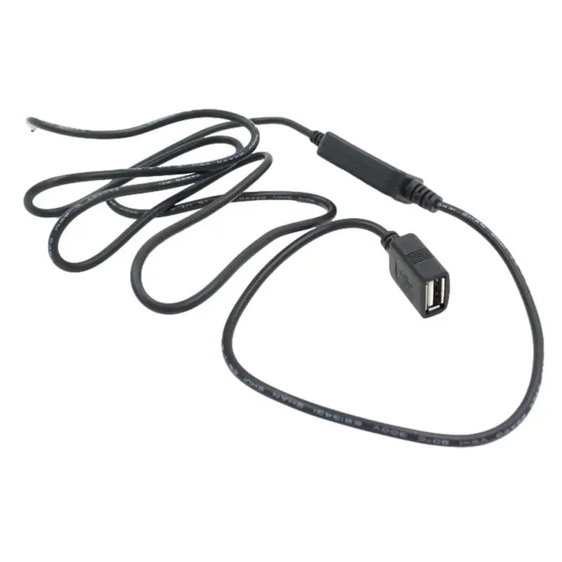

12V To 5V Converter Car Hard Wire Charger Single USB Port Charging Cable Converter Power Supply For Phone Camera Car GPS