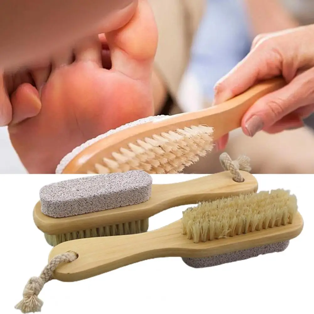 Мягкая безопасная пемза для удаления отшелушивания ручная щетка ног ванной