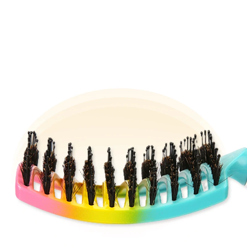 Волшебная Щетка С Нейлоновой Щетиной Demelant Расческа Для Влажных Вьющихся Волос