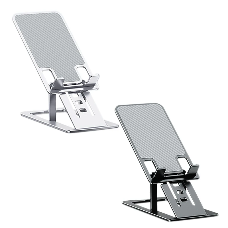 

Универсальная настольная подставка для планшета, держатель телефона для Iphone, Samsung, Xiaomi, металлическая складная Регулируемая подставка для ...