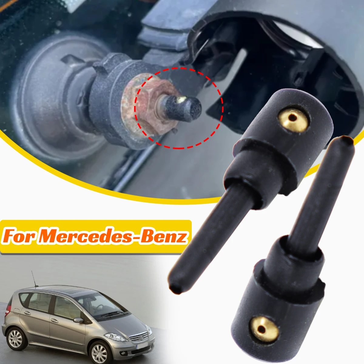 

Для Mercedes-Benz A Class W169 2004-2012 задний дворник омыватель форсунка лобовое стекло распылительная крышка крышка запасные части ремонт автомобиля