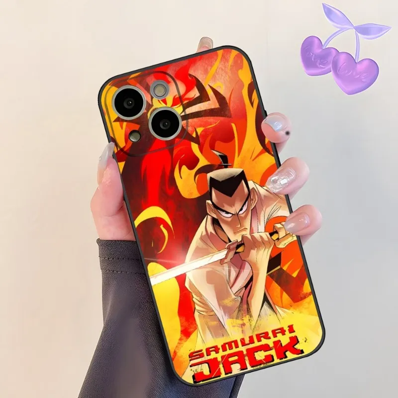 Фото Чехол для телефона с ТВ Samurai Jack, мультяшный чехол для 14 Pro Max, для Apple Iphone 13 14 12 Mini 11 Xr X Xs Pro Max 8 6s 7 6 Plus, задняя крышка №4