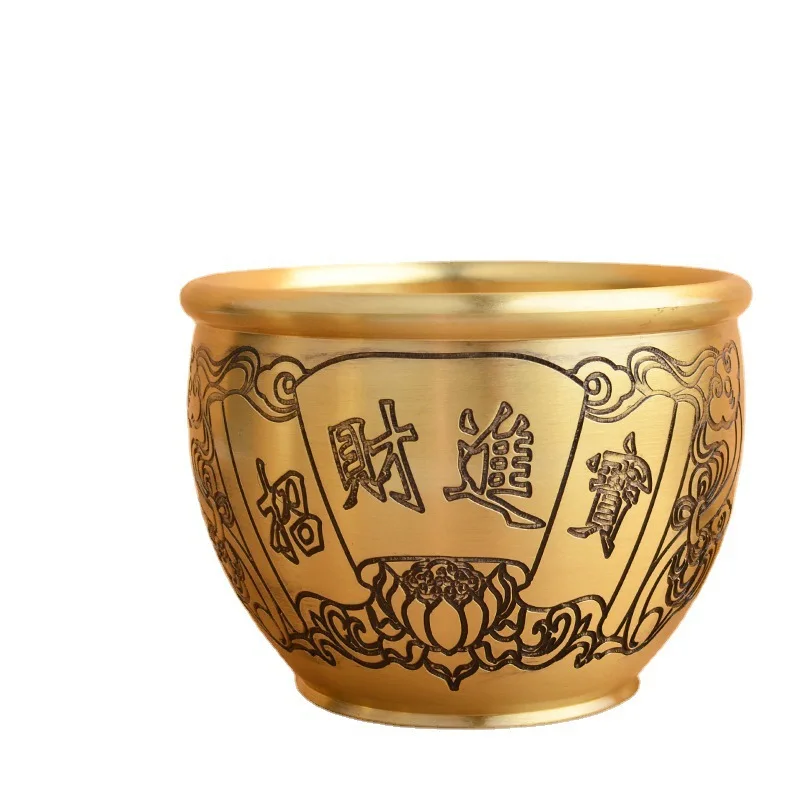 Латунная тонкая гравировка ремесла Baifu рог изобилия украшение для дома маленькие