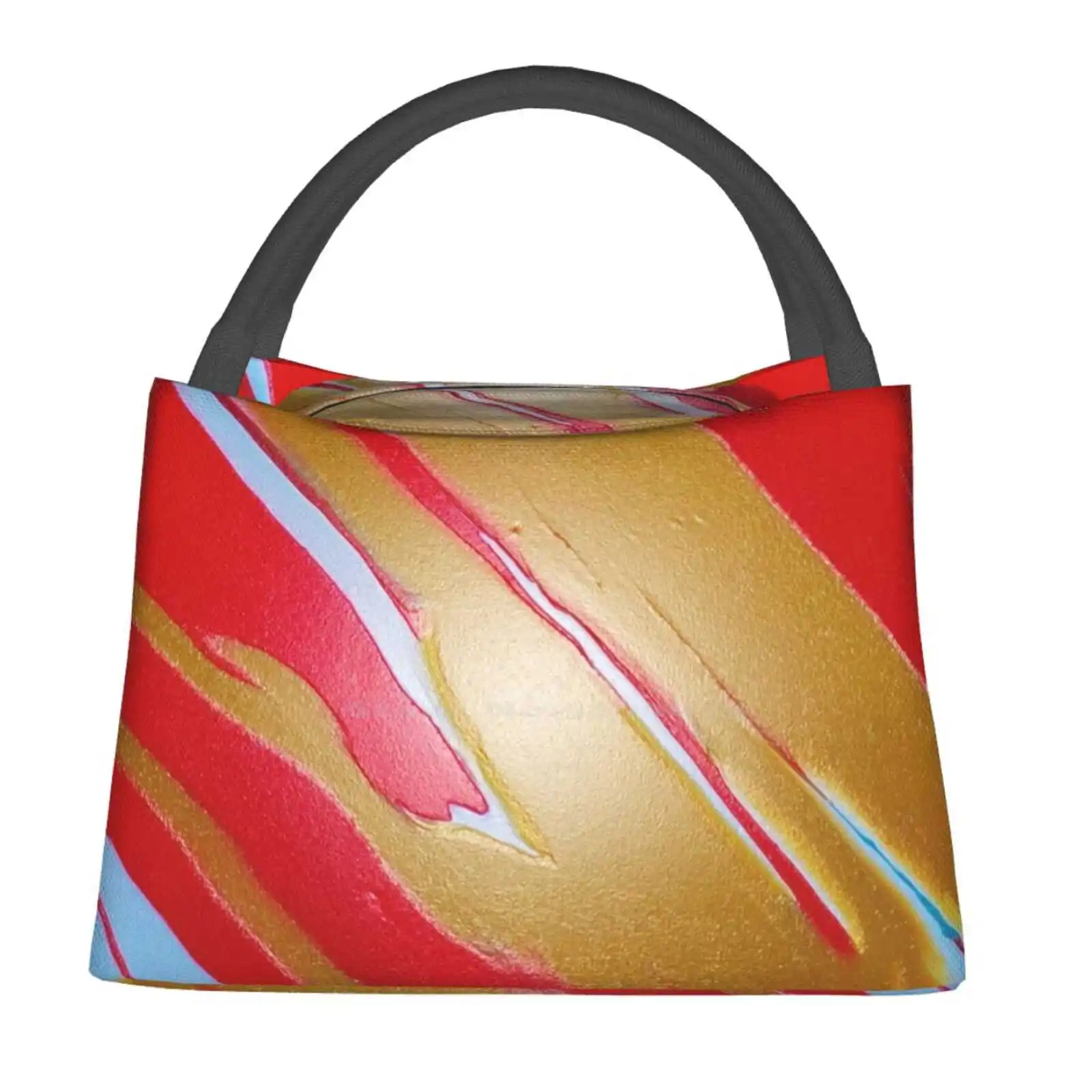 

Iron Madness Insulated Thermal Cooler Bag For Office Workers Students Christina Rogers Pennyroo Red Gold White Inspired Acrylic