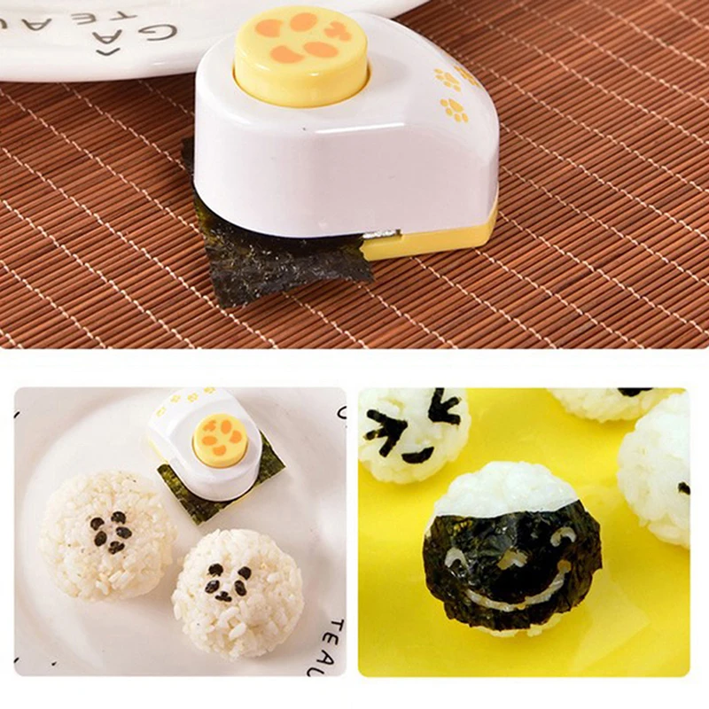 

1PC Bento Decoration Rice Ball Molds Sushi Embossing Mould, DIY Making Sushi Maker Tools Kitchen Molde Para Sandwich De Niños