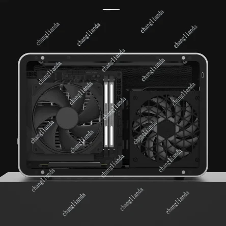 Фото Корпус SF3 ITX, портативный, из алюминиевого сплава, с ЧПУ, A4-структура, настольный, с сетчатым воздушным охлаждением №2