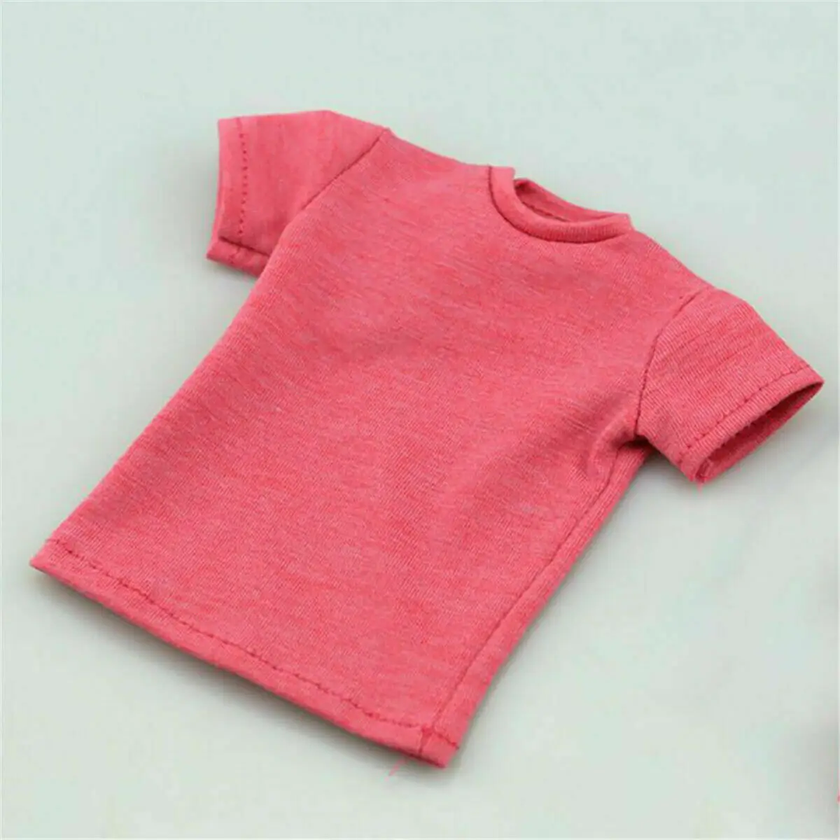 

1/6th Men's Pink T-shirt model For 12" Male Female Figure Doll