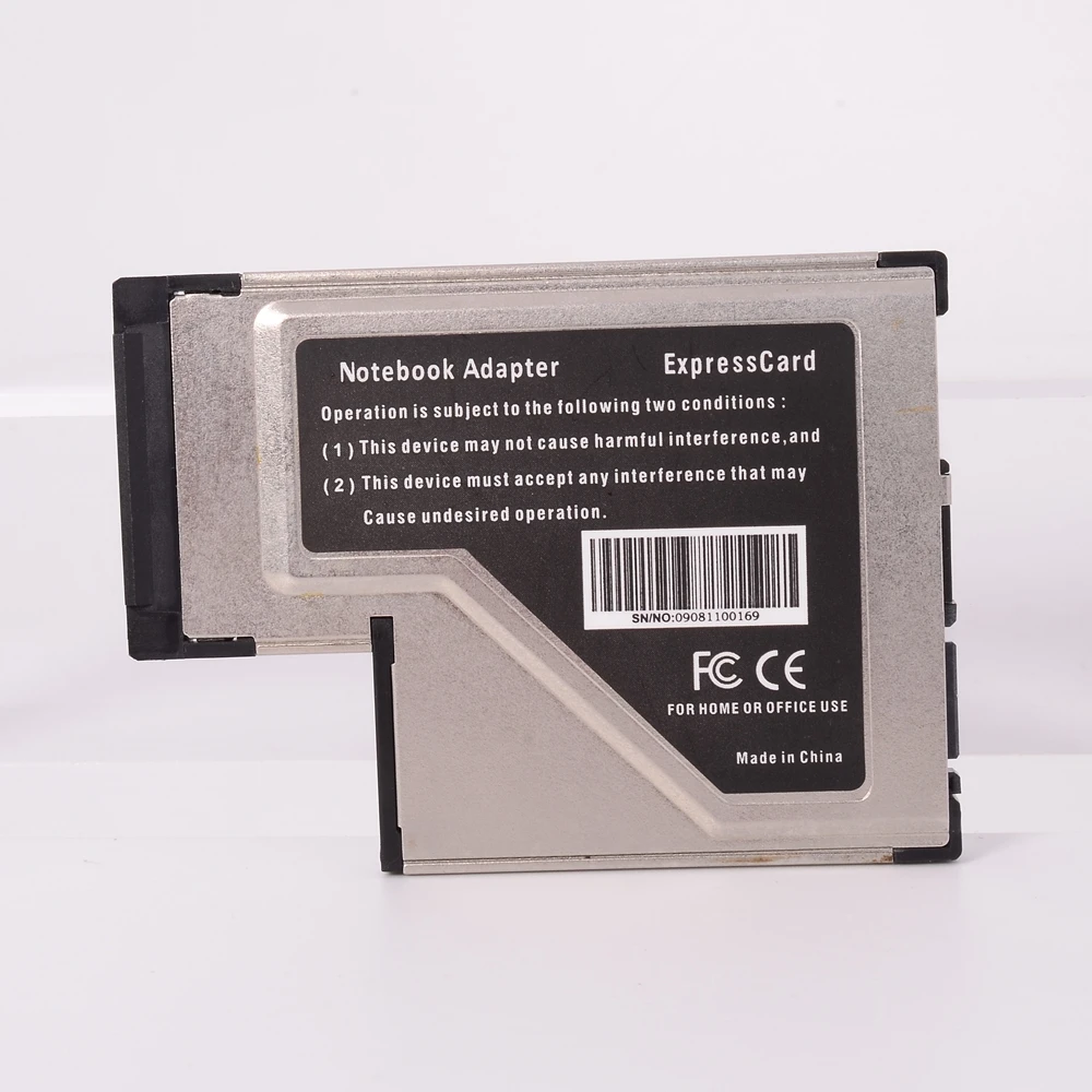 Фото ExpressCard 54 мм для ноутбука Express с USB3.0 + SATA Карта расширения Т-образный L-образный №4