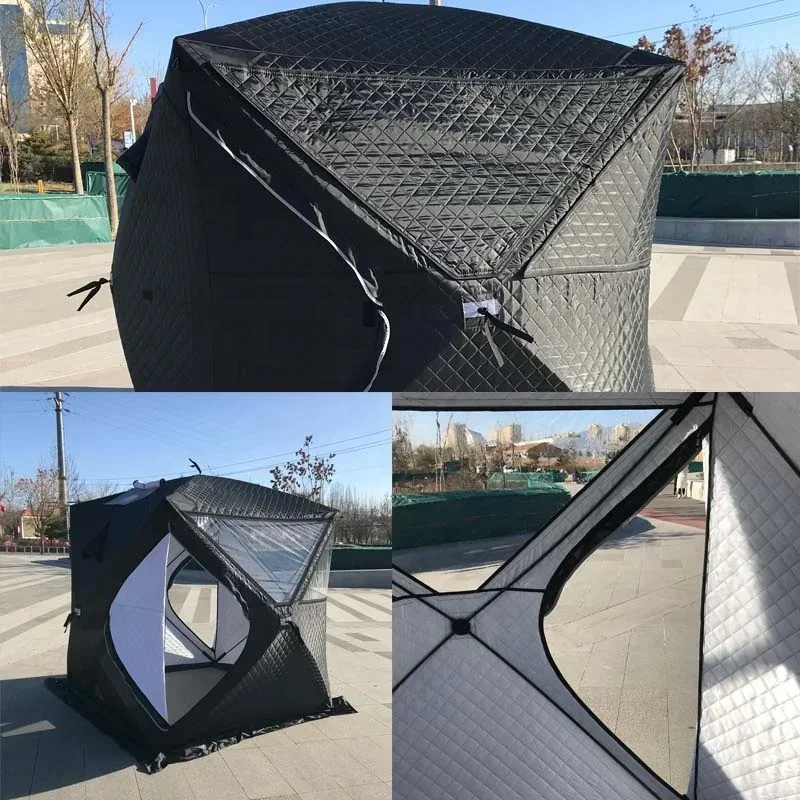 Выдвижная внешняя портативная квадратная туристическая Изолированная палатка