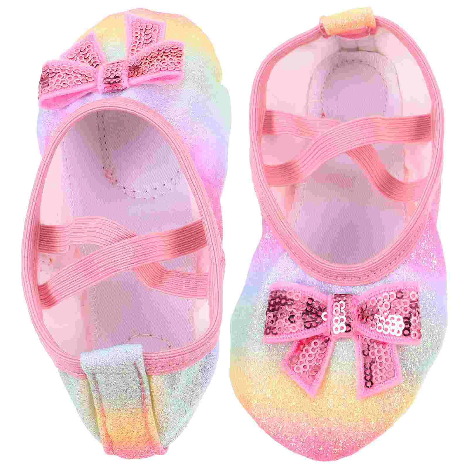 

Ballet Shoes Toddlers Girls Flats Dance Ballerina Lace Dancing Cowhide Child Childrens