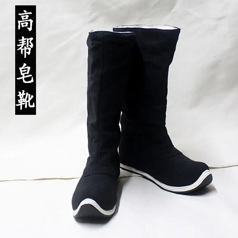 Traditional Chinese Style Men Women Ancient Hanfu Cosplay Shoes Retro Oriental Opera knight Boots Casual Performance Footwear