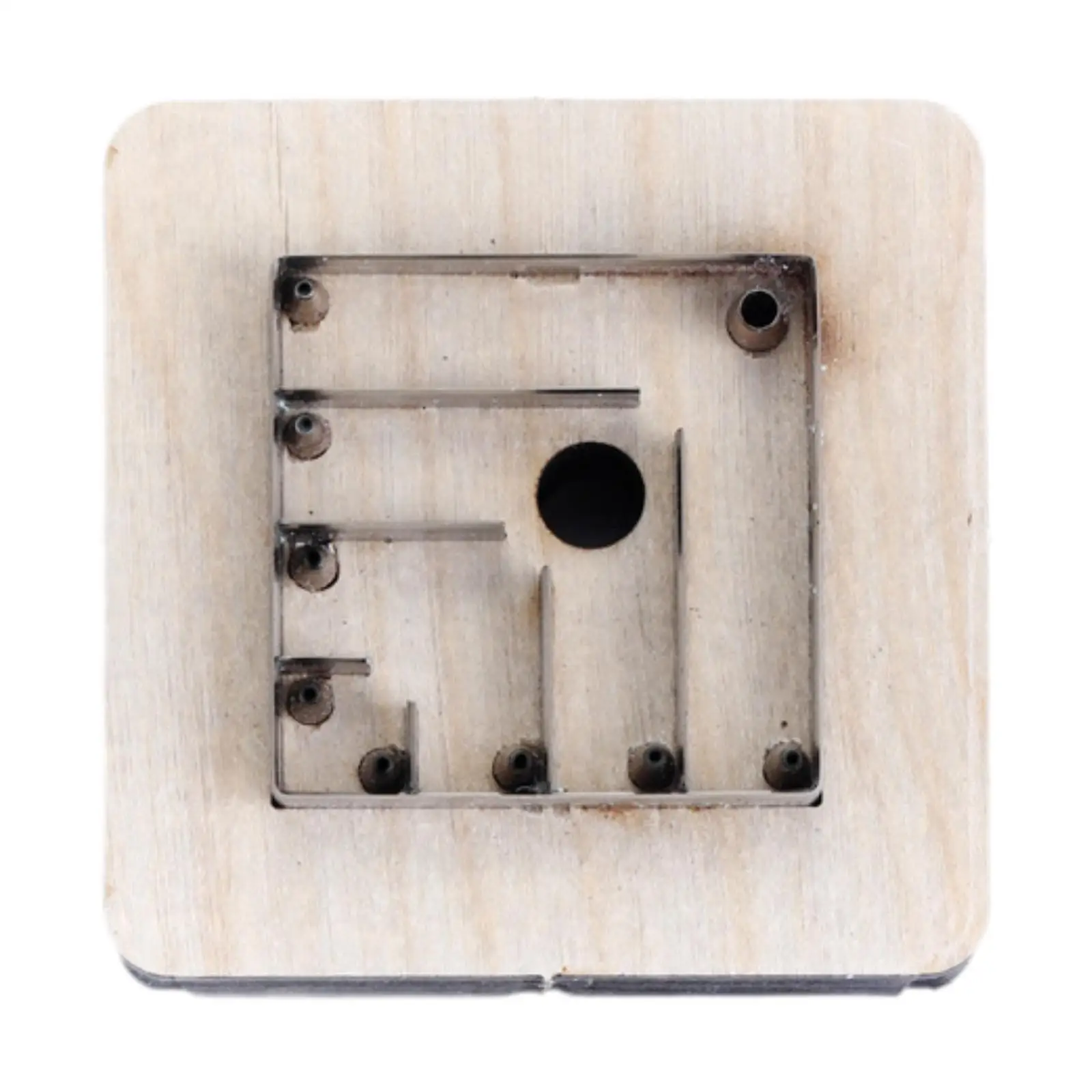 Штамп для резки кожи снежинки Литье начинающих Househld